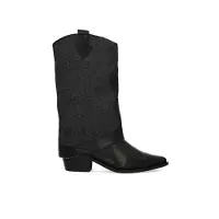 DWRS Label B10543 Laarzen | Maat 39 Dames Zwart