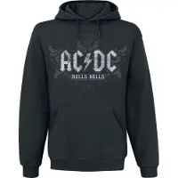 AC/DC Trui met capuchon - Hells Bells - S tot XXL - voor Mannen - zwart - Maat M