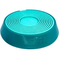Kong licks spinz teal groenblauw - 20x20x4,5 cm - Hondensnacks