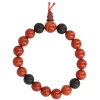 Ruben Robijn Powerbead Mannen Armband Jaspis Rood (Extra Lang)