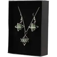 Ruben Robijn Aventurijn groen merkabah sieraden set