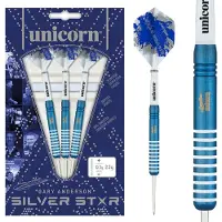 Unicorn Gary Anderson Silver Star 80% Darts Transparant 25 g