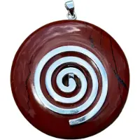 Spiru Donuthanger Levensspiraal Jaspis Rood