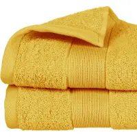 Atmosphera Badhanddoek Towelmaster - okergeel - luxe - 50 x 90 cm - katoen - 450 grams - badkamer handdoek