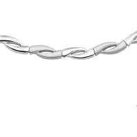 Trendjuwelier huiscollectie 1323885 Zilveren Ketting Poli/mat 6 mm 45 cm