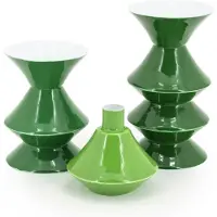 Furnilux Kaarsenhouder set van 3 yack - 10x10x19 cm