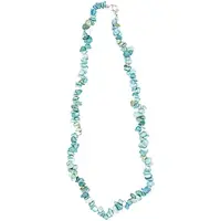 Spiru Splitketting Turkoois Natuur