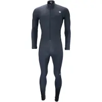 Agu marathon thermo schaatspak dames dark grey/black | Maat XXS
