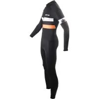Hunter skatesuit Marathon RTR speed Black Oranje | Maat XS/152