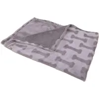 Brekz Sandham deken voor hond en kat grijs 100 x 150 cm
