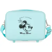 Disney Disneyvoor vrouwen. 3733921 Toilettas ABS Minnie You are magic aanpasbaar turquoise (OSFA), Casual, ABS/polycarbonaat