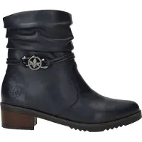 Rieker Boots 'Stiefelette Damen Y0572 14 Kunststoff (Synthetik) in blau' blauw