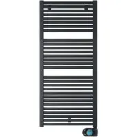 DRL Products CLAUDIA Mat Zwart Badkamerradiator 700 Watt (50cm x 120cm)