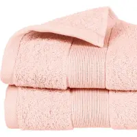 Atmosphera Badhanddoek Towelmaster - lichtroze - luxe - 50 x 90 cm - katoen - 450 grams - badkamer handdoek