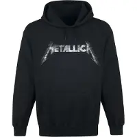 Metallica Trui met capuchon - Spiked Logo - S tot XXL - voor Mannen - zwart | Maat S