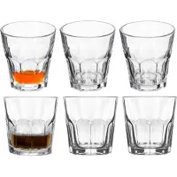 Alessandro Waterglazen Casablanco - 180 ml en 360 ml - 12 stuks