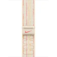 Apple 46mm Nike Sport Loop Smartwatch-band Sterrenlicht/roze