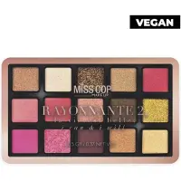 Miss Cop VEGAN Oogschaduw Palet Rayonnante 2
