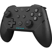 Egogear - Draadloze Controller SC20 Zwart voor Nintendo Switch, Switch OLED, PS3 en PC - Oplaadindicator en spelersnummer - Ergonomisch ontwerp - 550mAh