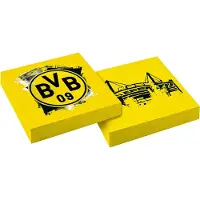 Amscan RIETHMULLER - 20 Borussia Dortmund papieren servetten 33 x 33 cm