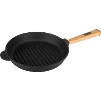 Brizoll Gietijzeren Grillpan OPTIMA 28 cm - Alle warmtebronnen