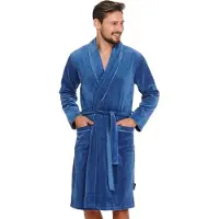 Doctor Nap Badjas Heren | Kamerjas Heren | Kamerjas Heren Volwassenen | Blue SMS.6063 XXL