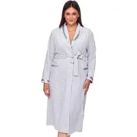 Doctor Nap Katoenen Badjas Dames | Kamerjas Dames | Grey Melange SWA.1078 XXL
