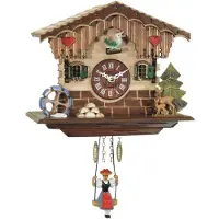 Engstler - 0189 SQ - Wandklok met schommel - Quartz