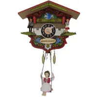 Engstler - 01433 SQ - Wandklok met schommel - Quartz