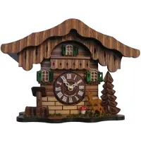 Engstler - 154 Q - Wandklok met slinger - Quartz