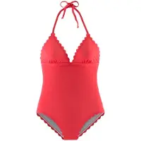 LASCANA Badpak 'Scallop' rood