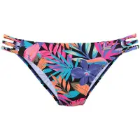 Bench Bikinibroek 'Pitch' cyaan blauw / pruim / neonroze / zwart
