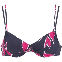 LASCANA Bikinitop navy / pink / wit