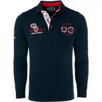 Carisma Shirt donkerblauw / kersrood / wit