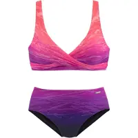 LASCANA Bikini lila / donkerlila / pink