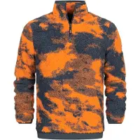 INDICODE JEANS Trui 'Sofiane' blauw / oranje