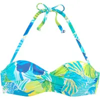 Sunseeker Bikinitop blauw / geel / groen / wit