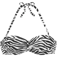 Venice beach Bikinitop zwart / wit
