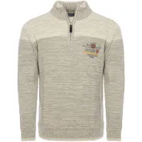 Carisma Trui beige / grijs / oranje / bloedrood