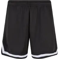 Urban Classics Broek zwart / wit