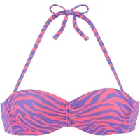 Venice beach Bikinitop donkerlila / pink