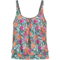 Venice beach Tankinitop 'Summer' aqua / kaki / oranje / pink