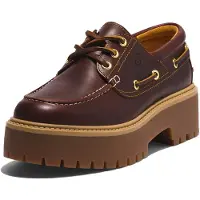 Timberland Veterschoen 'Stone Street 3 Eye' bruin / karamel / donkerbruin