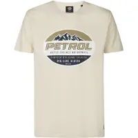 Petrol Industries Shirt 'Kennicott' beige / zwart / offwhite