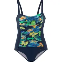 LASCANA Badpak blauw / geel / groen / oranje