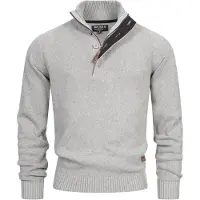INDICODE JEANS Trui 'INIsalu' grijs