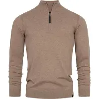 INDICODE JEANS Trui ' Gore ' beige / zwart