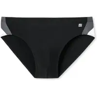 Schiesser Zwembroek 'Aqua Natuical Active' grijs / zwart / wit