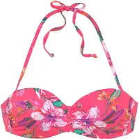 LASCANA Bikinitop groen / lila / oranje / pink / wit