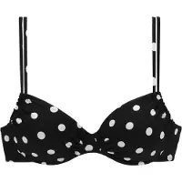 LASCANA Bikinitop zwart / wit